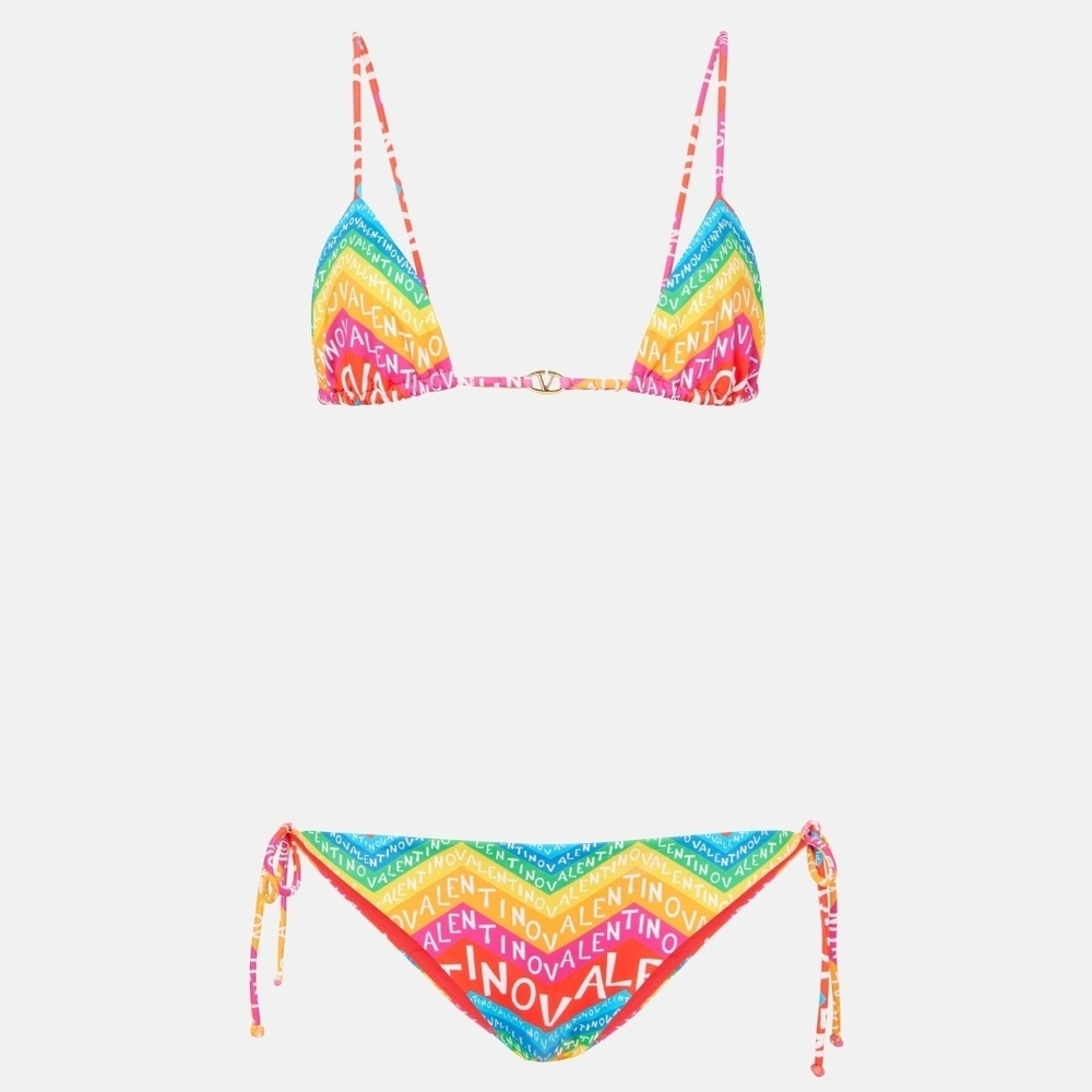 Valentino Vibrant Rainbow Bikini